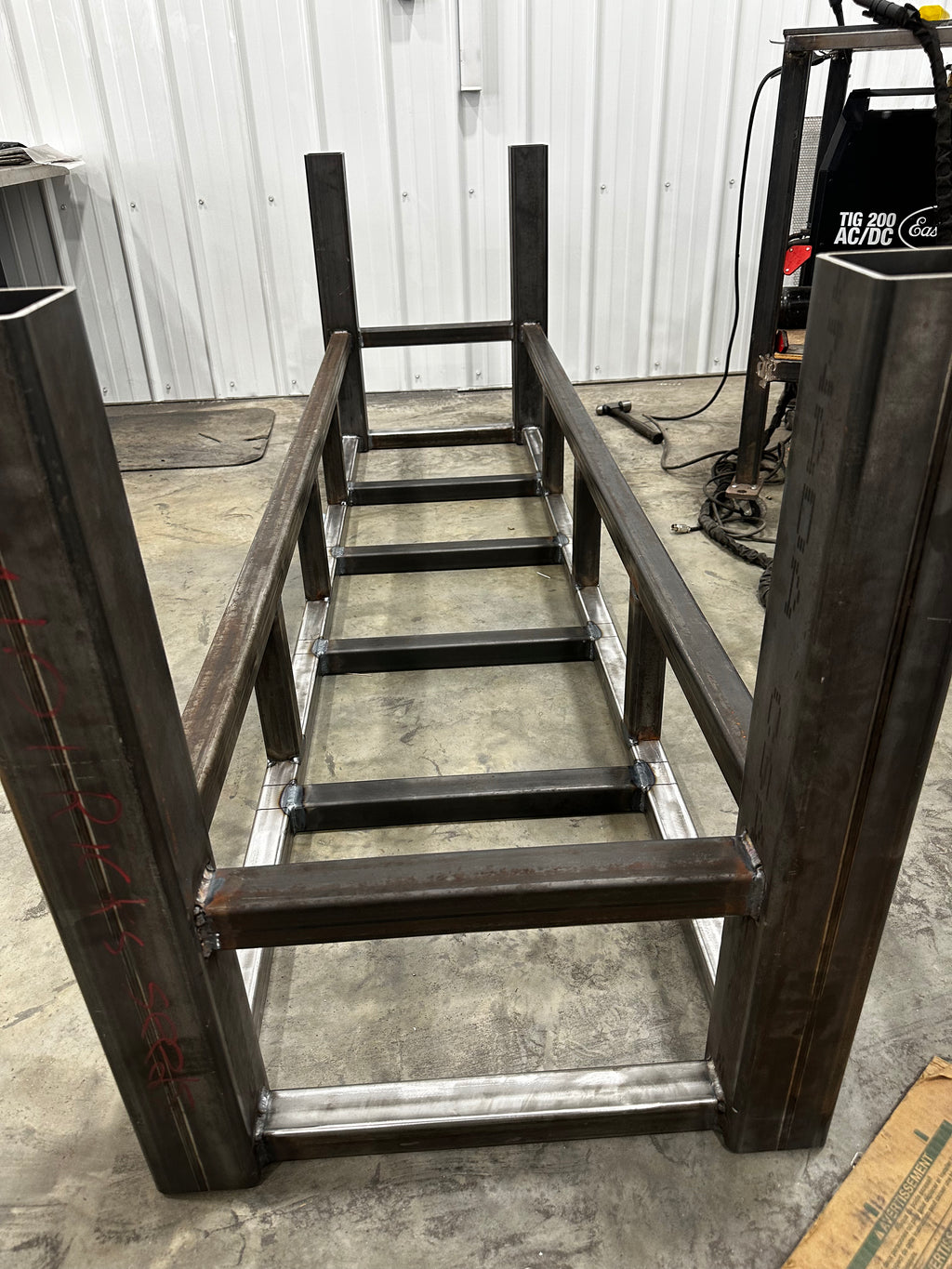 All Steel Work Bench - 1/4" Top