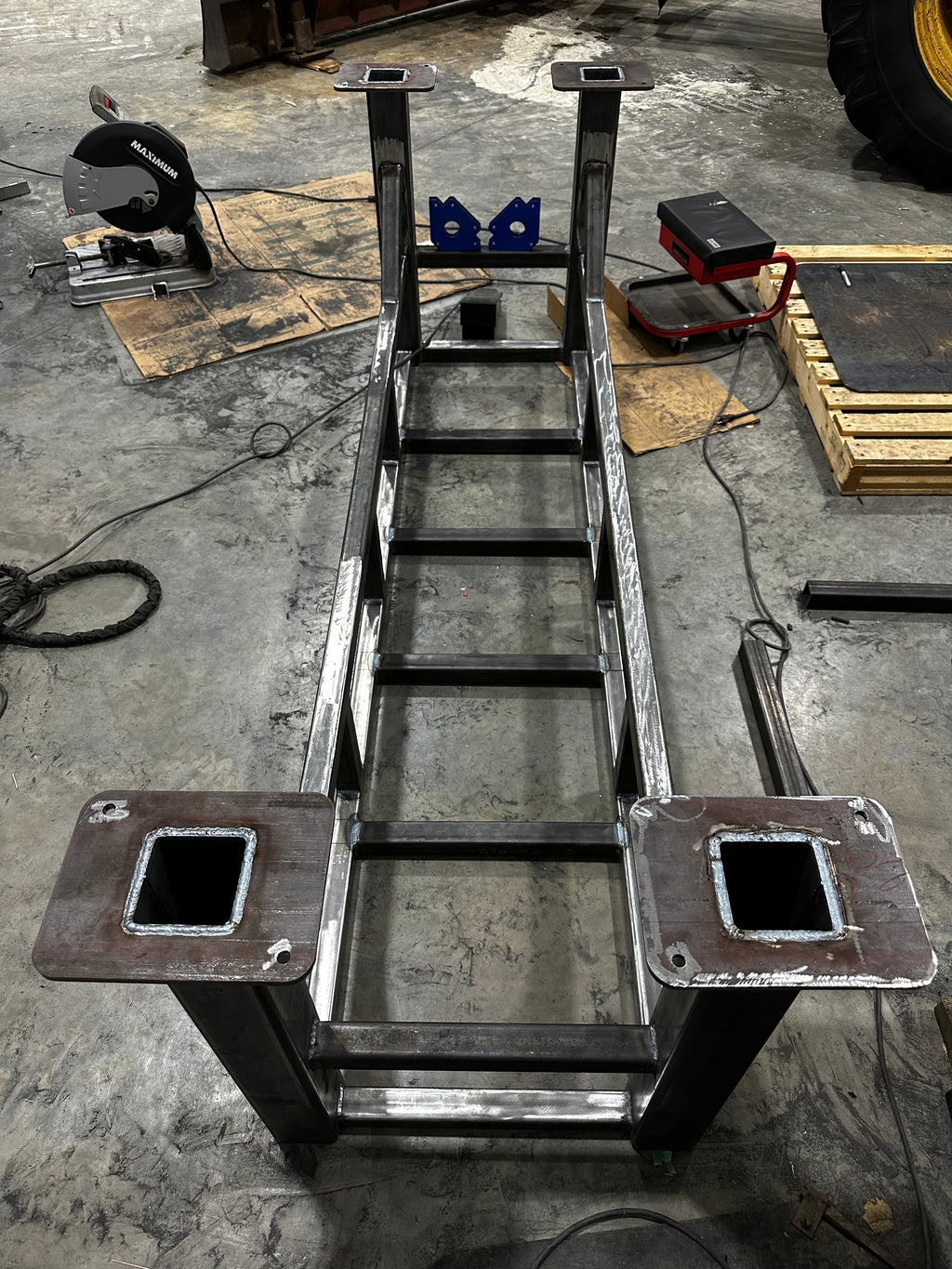 All Steel Work Bench - 1/4" Top
