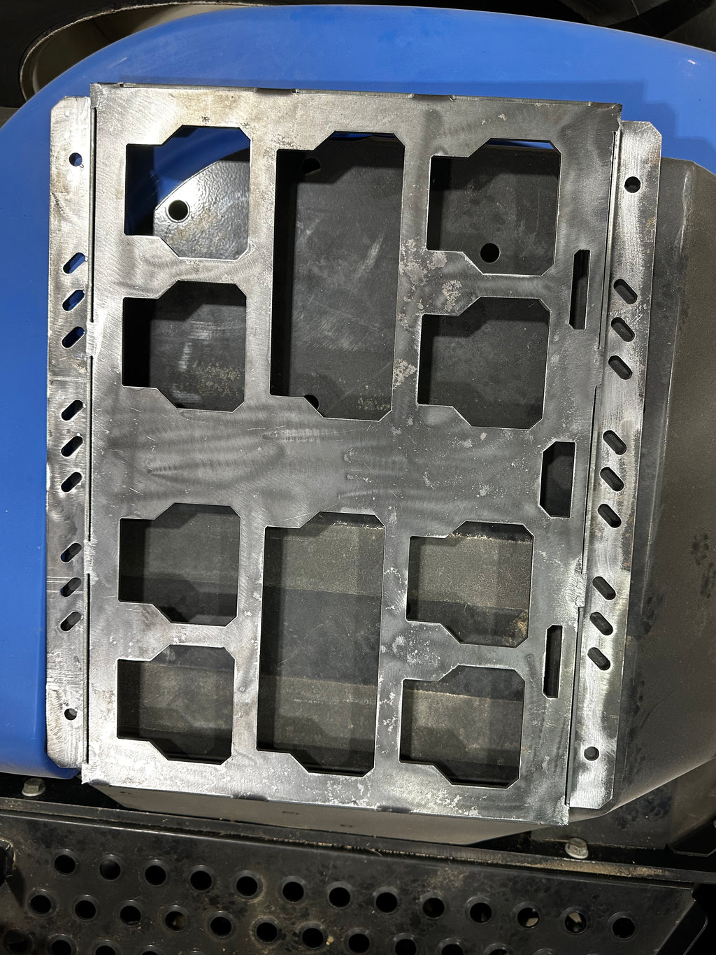 Steel Packout Mounting Plate — Full Size