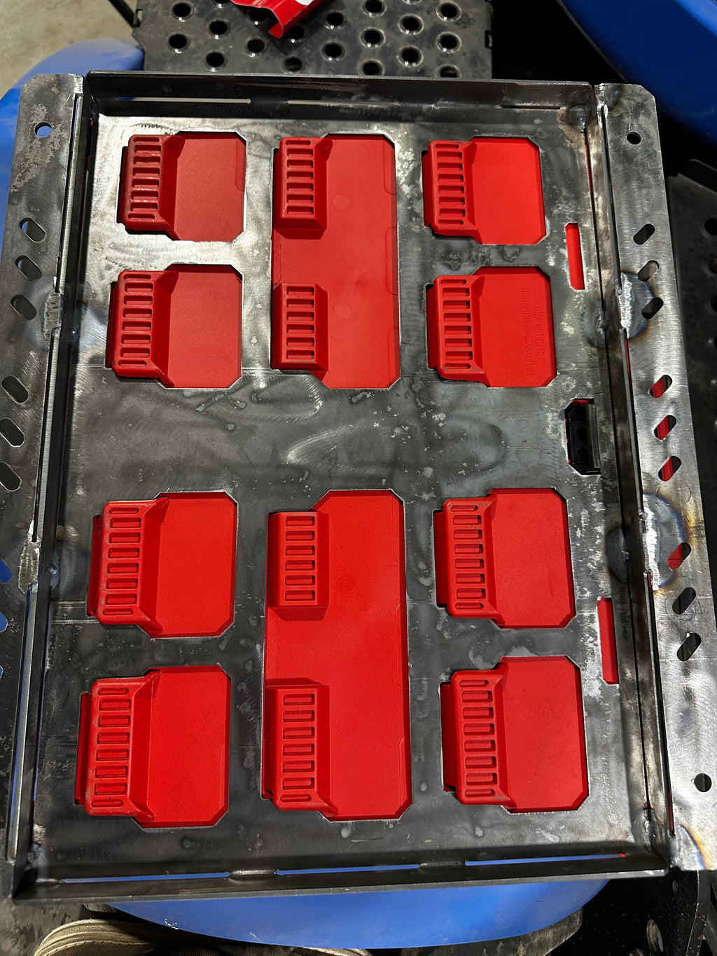 Steel Packout Mounting Plate — Full Size