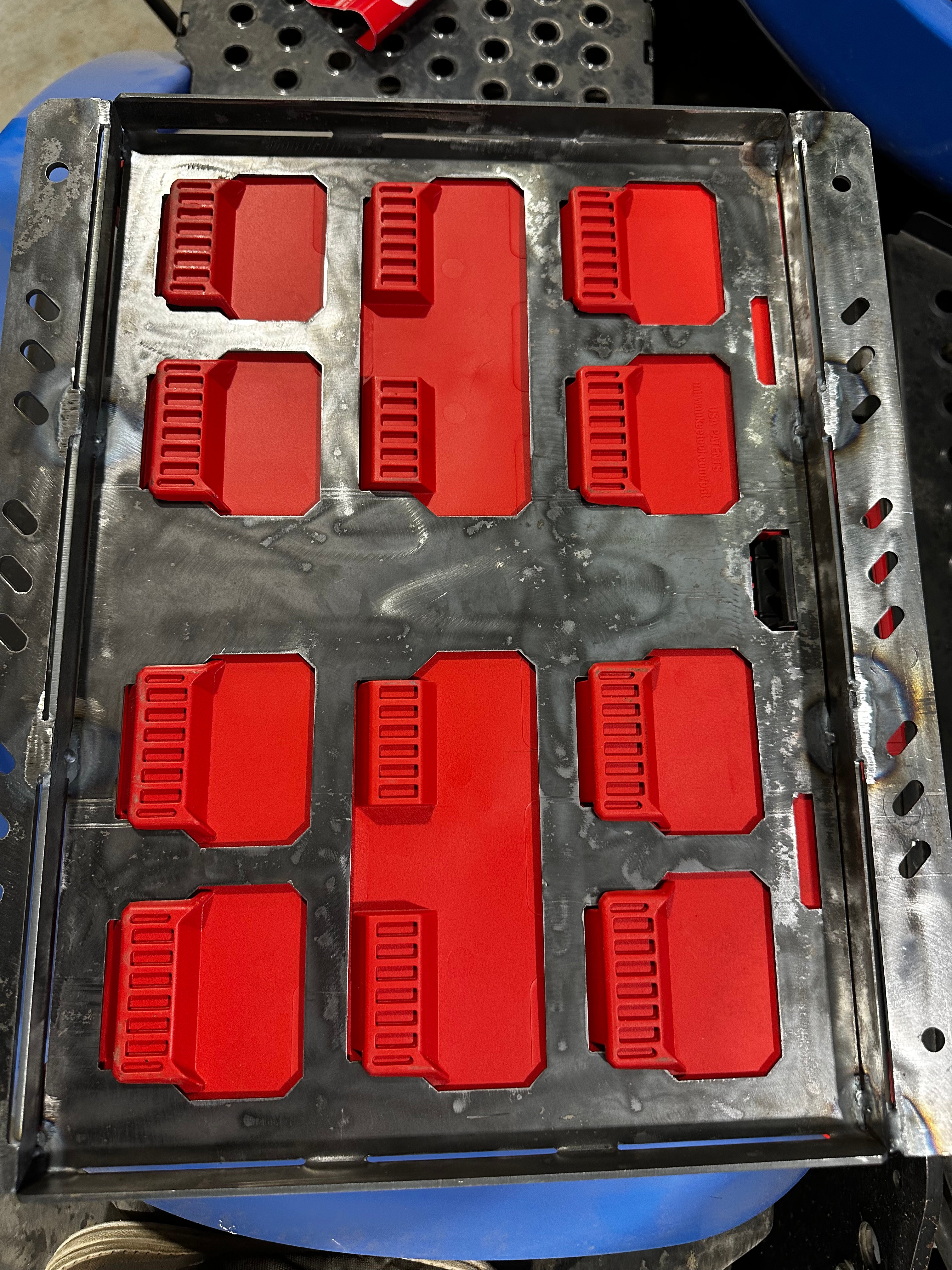 Steel Packout Mounting Plate — Full Size