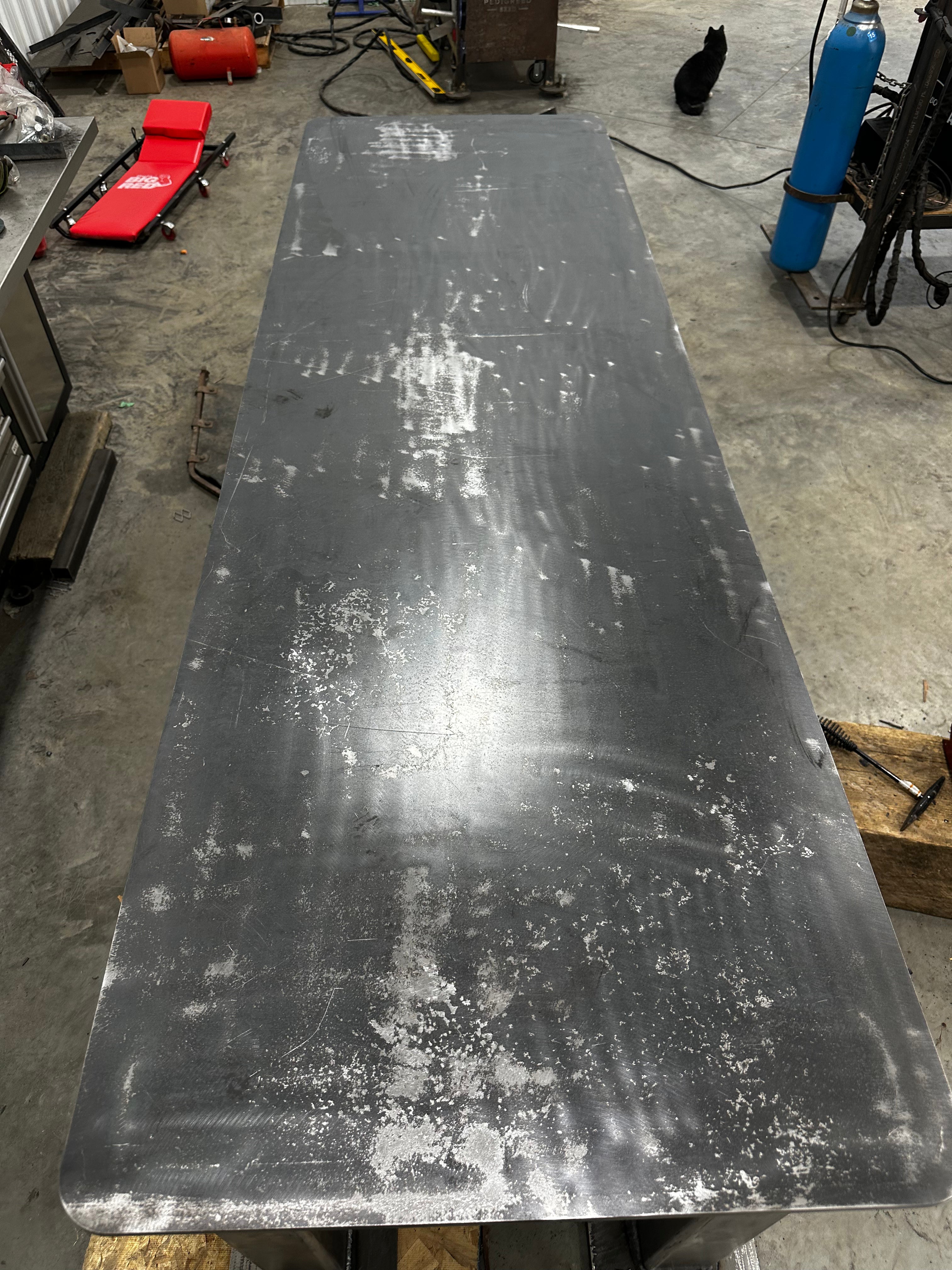 All Steel Work Bench - 1/4" Top