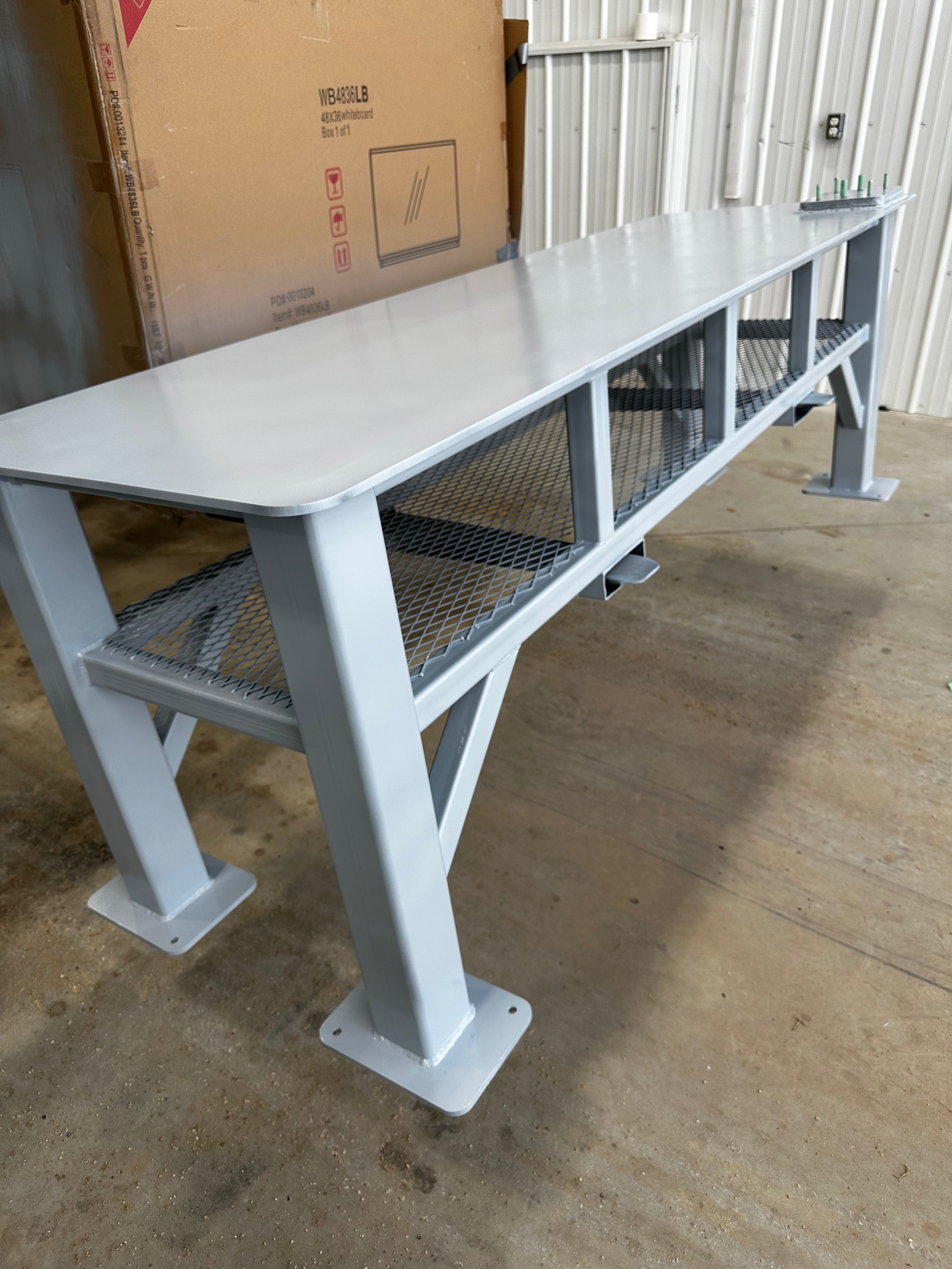 All Steel Work Bench - 1/4" Top